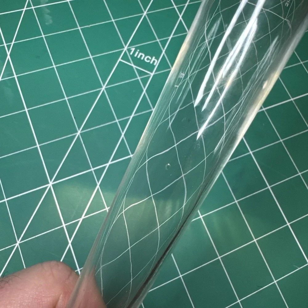 Bud Vase Mid Century‎ Clear Art Glass 8.25